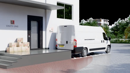 Loading & unloading zone at Unity One